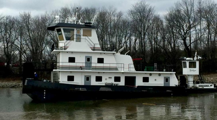 Mv Stephen W - Launch of New AM&O Boat